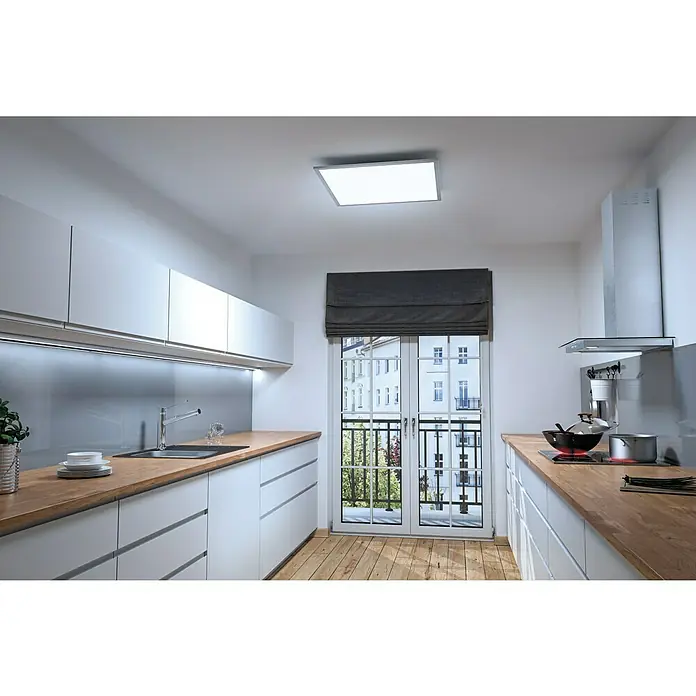 Ledvance LED-Panel Planon - 36 W, L x B x H: 60 cm x 60 cm x 4,7 mm, Weiß, Kaltweiß