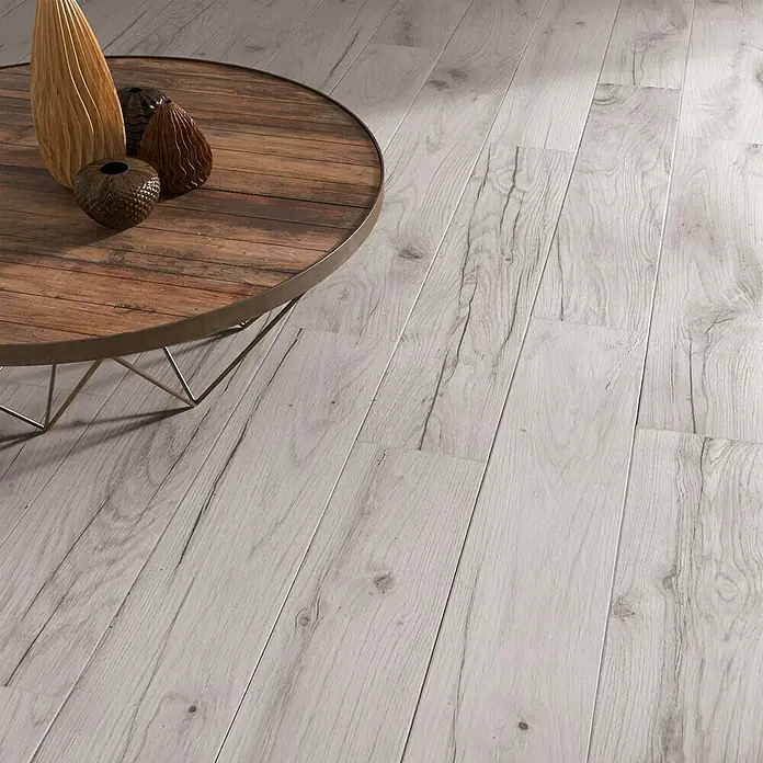 Pavimento porcelánico Genuine - 23,3 x 120 cm, Gris
