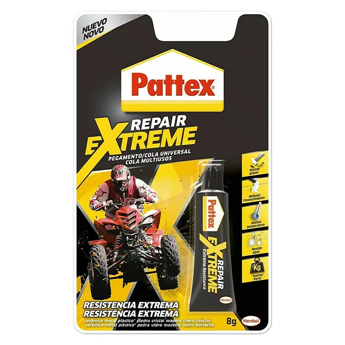Pattex Adhesivo para montaje universal Repair Extreme - Transparente, 8 g