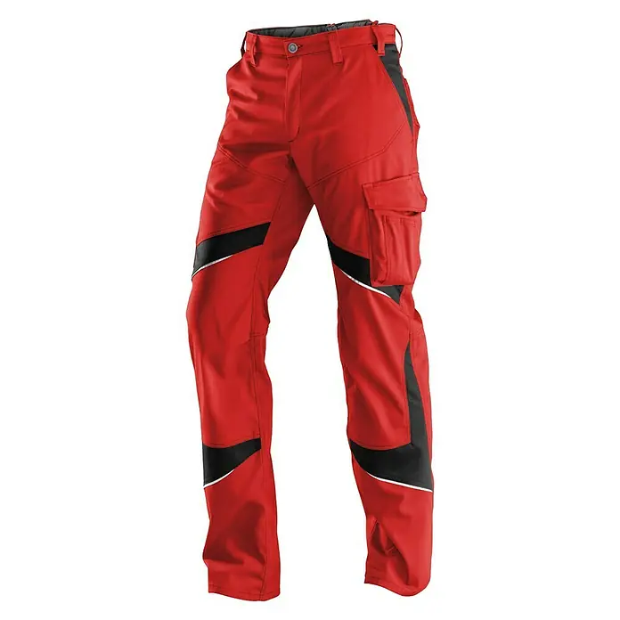 Kübler Activiq Damen-Arbeitshose - 54, Rot/Schwarz - Vorderansicht
