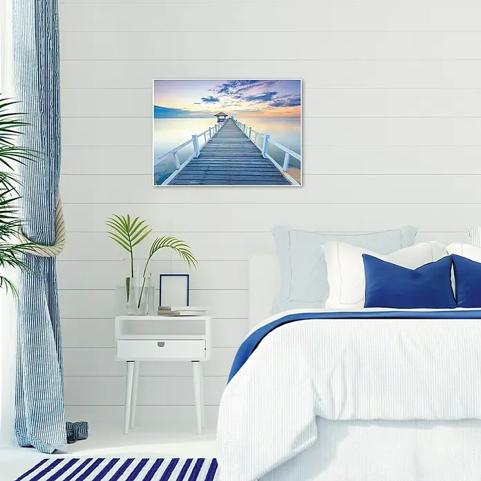 Cuadro Mueble Colores - Mirador playa, An x Al: 70 x 50 cm