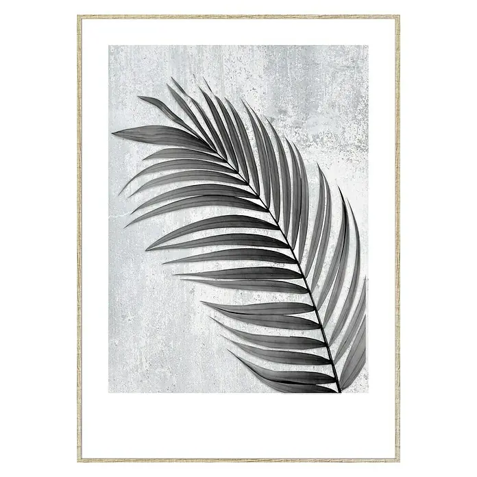 Cuadro hoja Palmera - Vegetal, An x Al: 50 x 70 cm, 1 pzs.