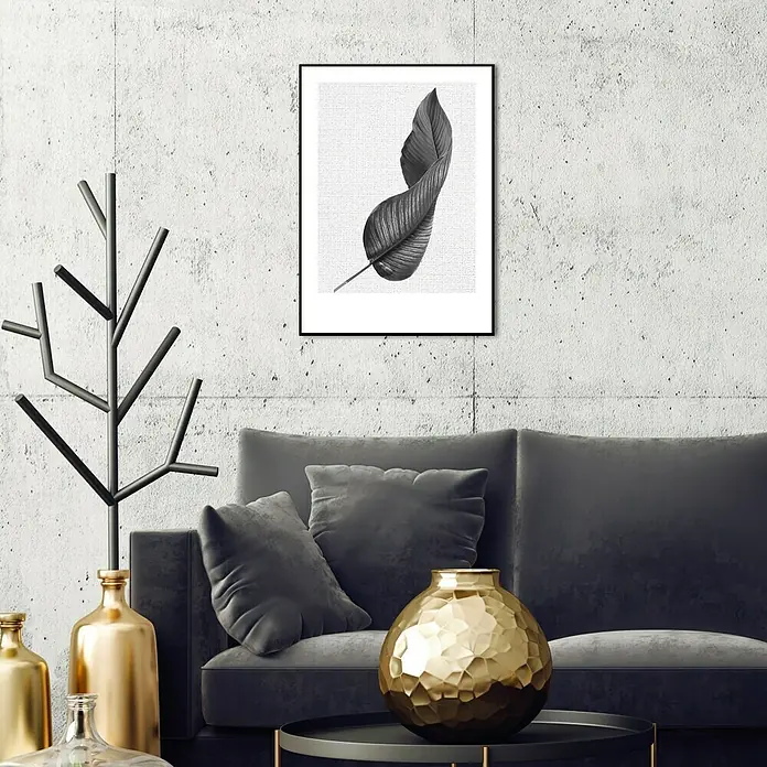 Cuadro hoja Doblada - Vegetal, An x Al: 50 x 70 cm, 1 pzs.