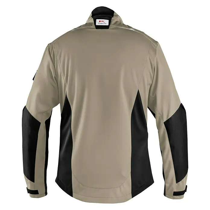 Kübler Arbeitsjacke Practiq - L, Sandbraun/Schwarz - Rückansicht