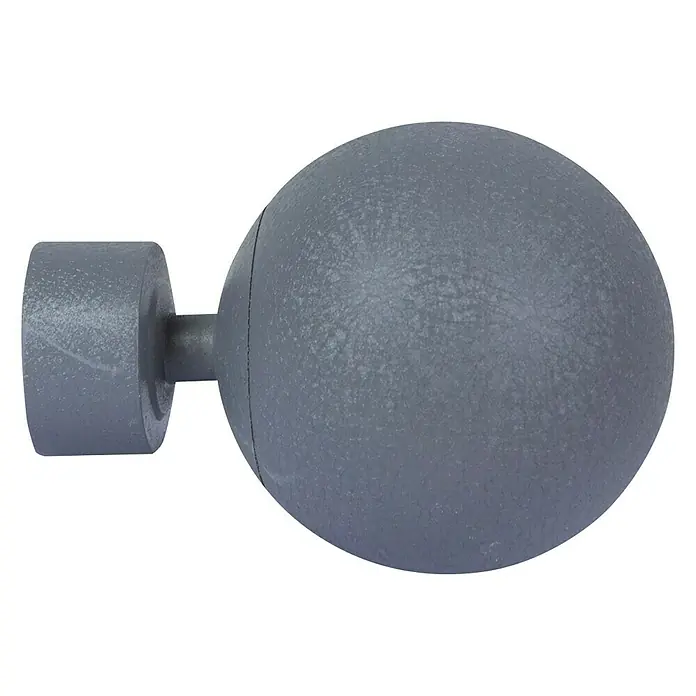 Tapa final Nordic esfera gris - 1 ud.