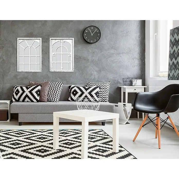 Espejo decorativo - 50 x 70 cm, Blanco