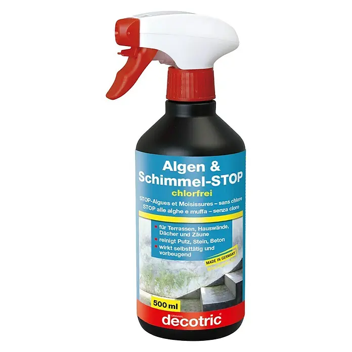 Decotric Algen- & Schimmel-Stop - 500 ml, Gebrauchsfertig - Vorderansicht