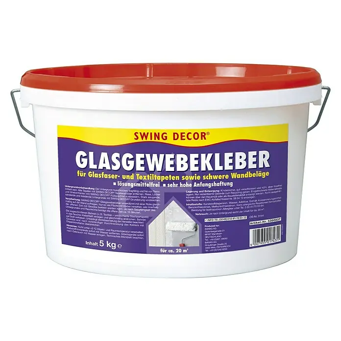 Swing Decor Glasgewebekleber - 5 kg - Vorderansicht