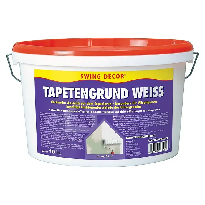 Swing Decor Tapetengrund - 10 l - Vorderansicht