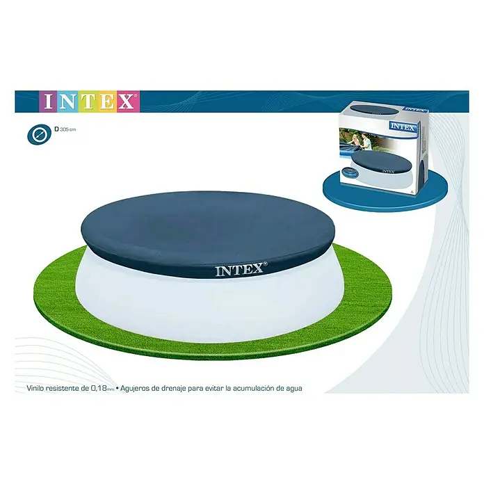 Intex Zaštitna navlaka za bazen - Promjer: 305 cm, Debljina materijala: 0,18 mm, Vinil