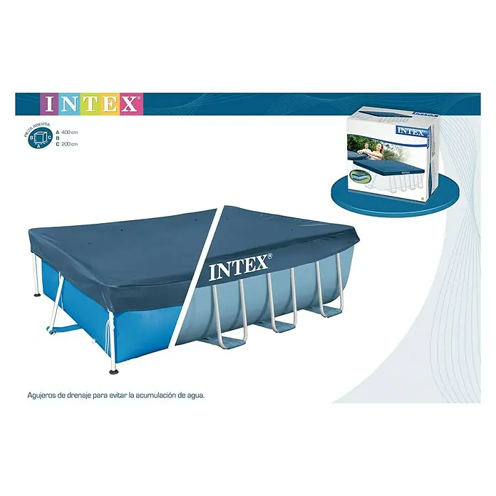 Intex Pool-Abdeckplane Prisma - L x B: 400 x 200 cm