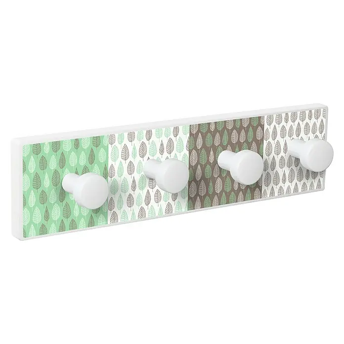Nesu Perchero 9312 - L x An x Al: 40,3 x 10,3 x 1,6 cm, Madera, Multicolor