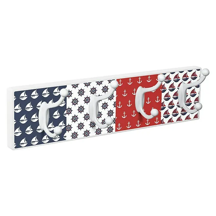 Nesu Perchero 9314 - L x An x Al: 40,3 x 10,3 x 1,6 cm, Madera, Multicolor