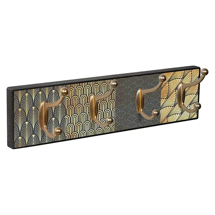 Nesu Perchero 9321 - L x An x Al: 40,3 x 10,3 x 1,6 cm, Madera, Marrón