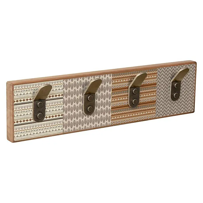 Nesu Perchero Indio - L x An x Al: 40,3 x 10,3 x 1,6 cm, Marrón