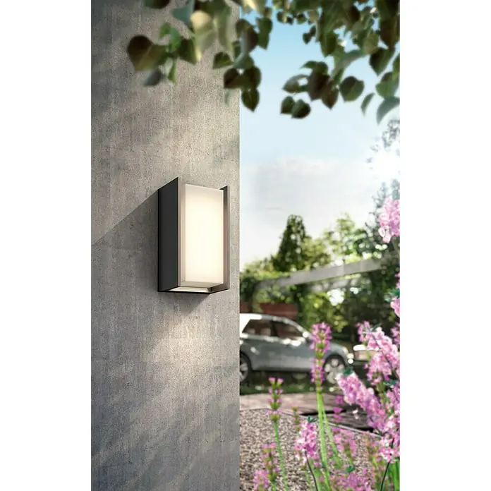 Philips Hue LED-Außenwandleuchte Turaco - 9,5 W, 10,1 x 11,8 x 21,2 cm, Anthrazit, IP44