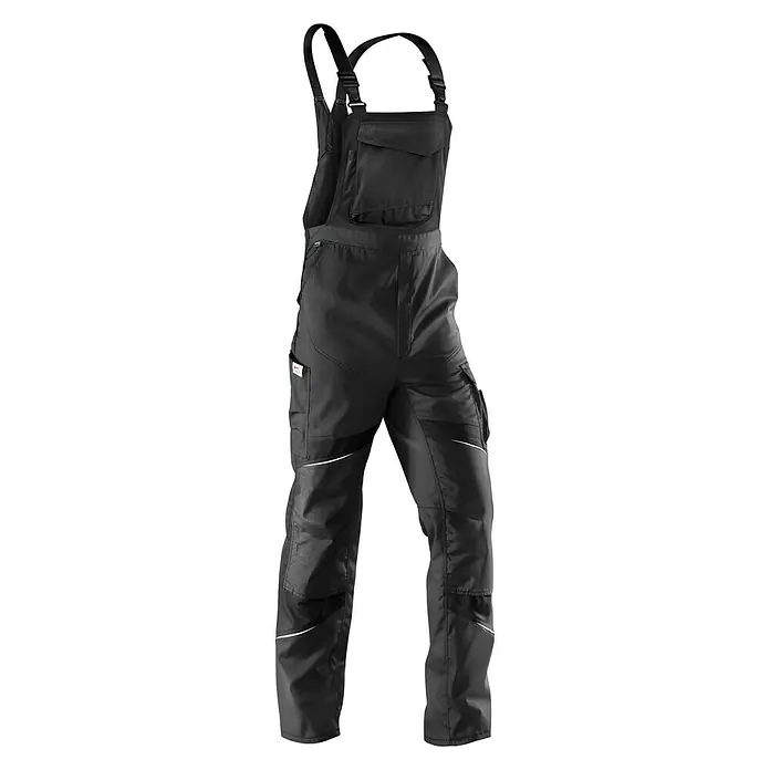 Kübler Activiq Herren-Latzhose - 60, Schwarz - Vorderansicht