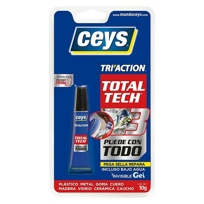 Ceys Adhesivo  Ms-Tech Blister - Transparente, 10 g
