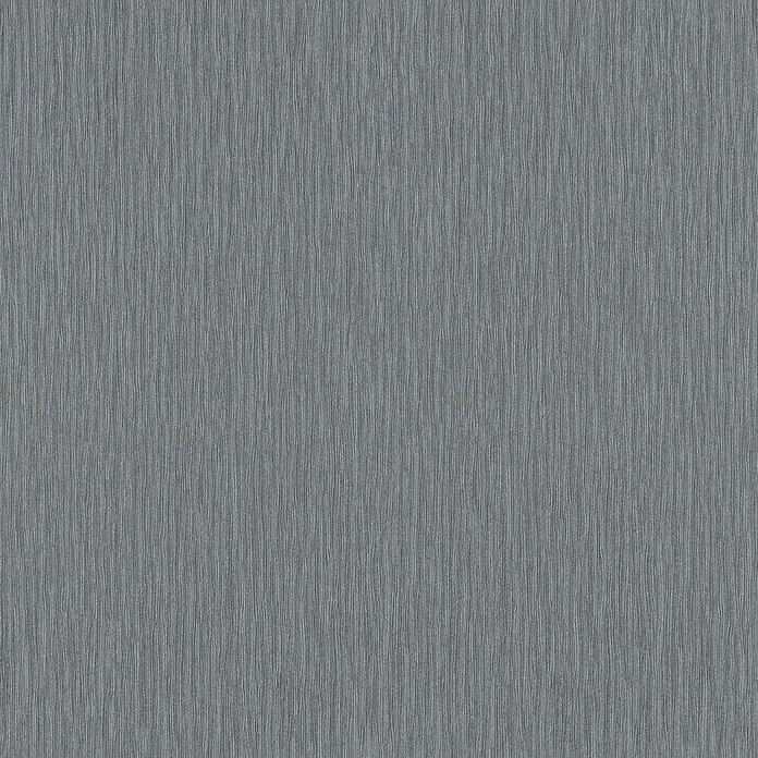 Rasch Berlin Vliestapete - Dunkelgrau, Uni, 10,05 x 0,53 m