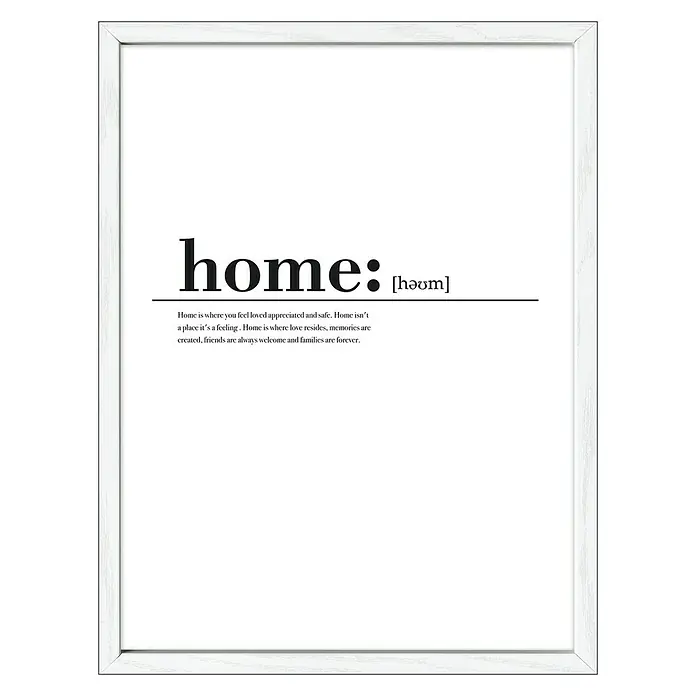 ProArt Bild Home - Home, B x H: 33 x 43 cm - Vorderansicht