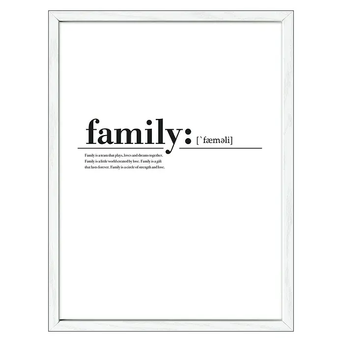 ProArt Bild Family - Family, B x H: 33 x 43 cm - Vorderansicht