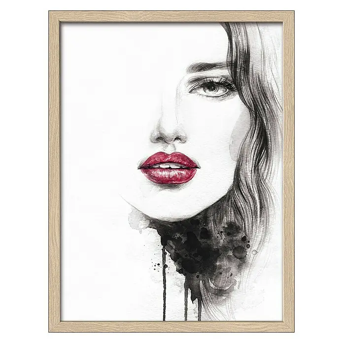 ProArt Bild Woman Face - Woman Face, B x H: 33 x 43 cm - Vorderansicht