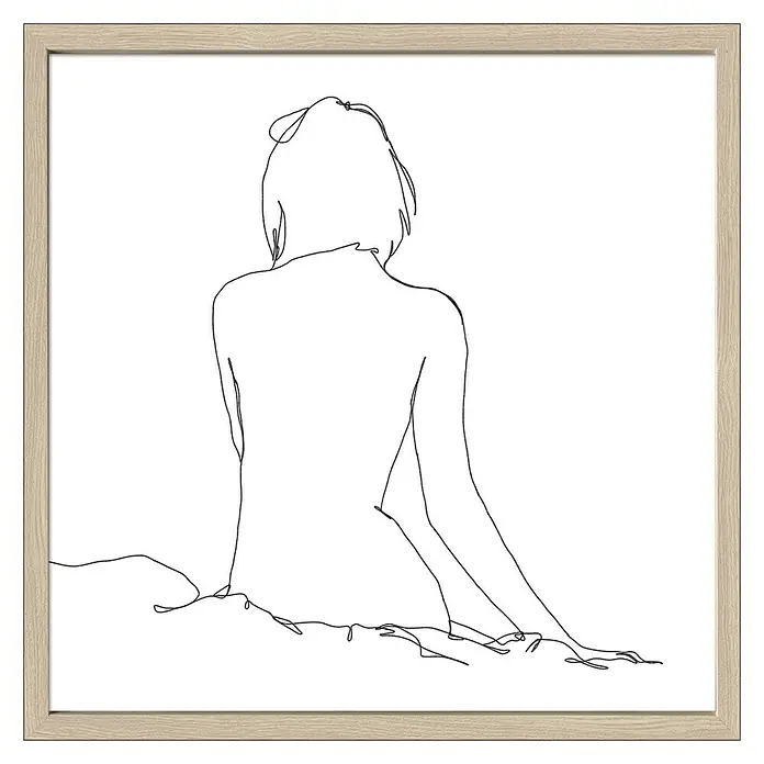 ProArt Bild Sketch Woman - Sketch Woman, B x H: 53 x 53 cm - Vorderansicht