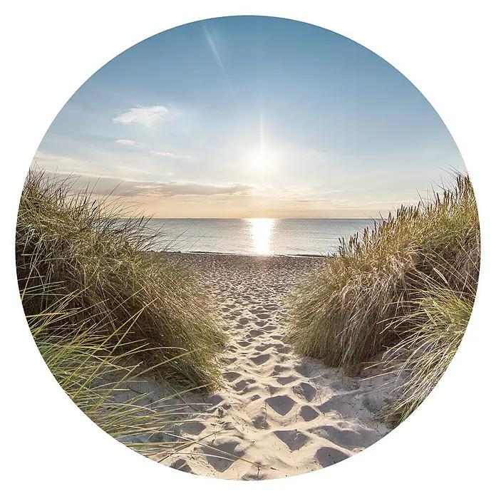 ProArt Glasbild - Nordsee, Durchmesser: 20 cm - Vorderansicht