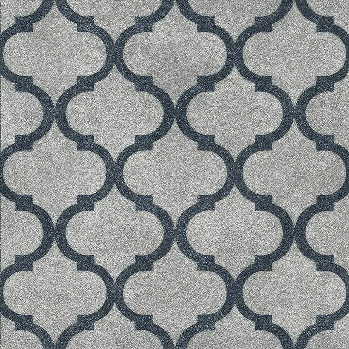 Ambiente by Palazzo Feinsteinzeugfliese Vintage - 20 x 20 cm, Schwarz, Matt