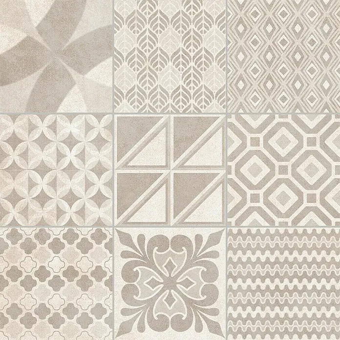 Ambiente by Palazzo Feinsteinzeugfliese Vintage - 60 x 60 cm, Beige, Matt