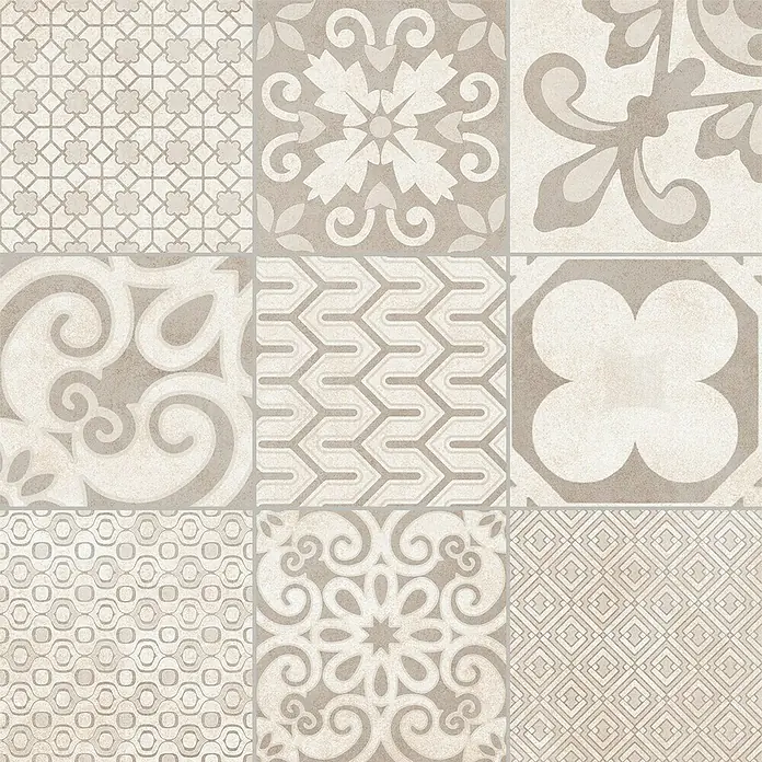 Ambiente by Palazzo Feinsteinzeugfliese Vintage - 60 x 60 cm, Beige, Matt