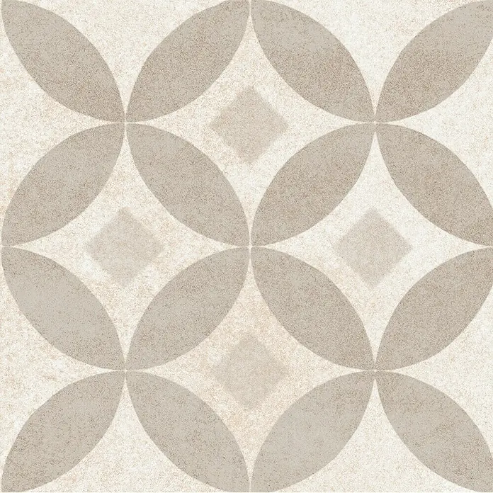 Ambiente by Palazzo Feinsteinzeugfliese Vintage - 20 x 20 cm, Beige, Matt