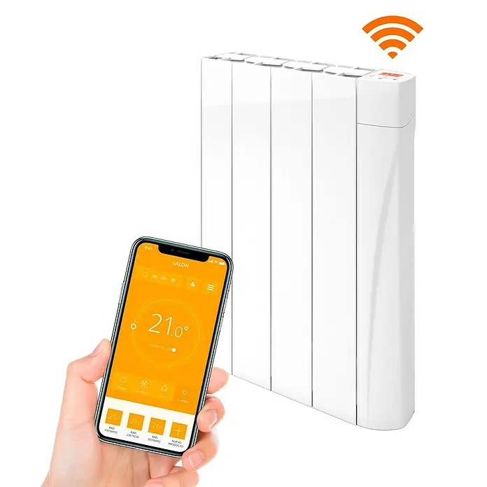 Voltomat HEATING Emisor térmico de fluido VOLTW - 500 W, Blanco, L x An x Al: 9,8 x 42,5 x 57,5 cm
