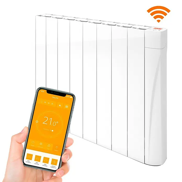 Voltomat HEATING Emisor térmico de fluido VOLTW - 1.000 W, Blanco, L x An x Al: 9,8 x 74,7 x 57,5 cm