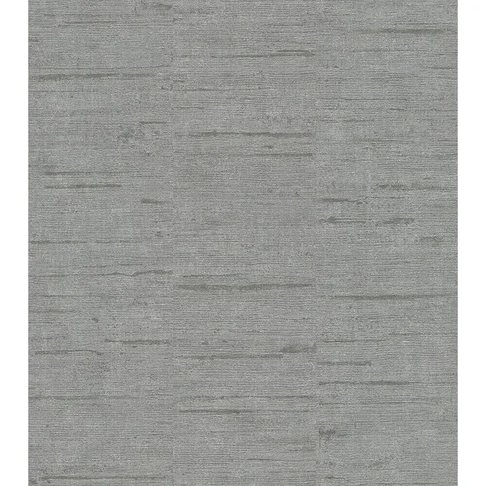 Rasch Brick Lane Vliestapete - Grau, Uni, 10,05 x 0,53 m