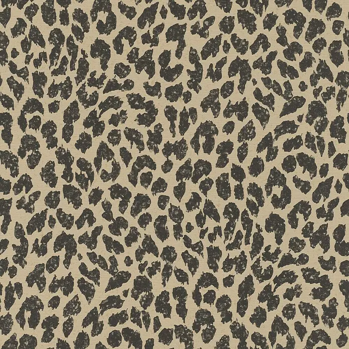 FREUNDIN HOME COLLECTION III Vliestapete Leopard - Braun/Schwarz, Tieroptik, 10,05 x 0,53 m