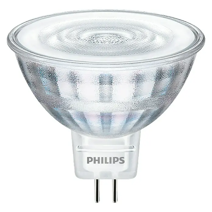 Philips Bombilla reflectora LED - 5 W, GU5,3, 36 °, Color de luz: Blanco neutro, Intensidad regulable