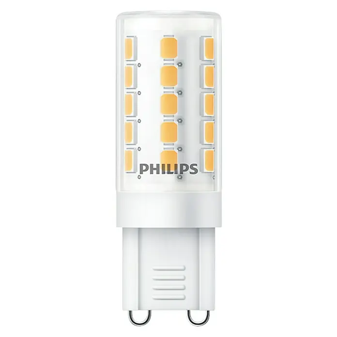 Philips Bombilla LED - 3,2 W, G9, Color de luz: Blanco cálido, Tubular