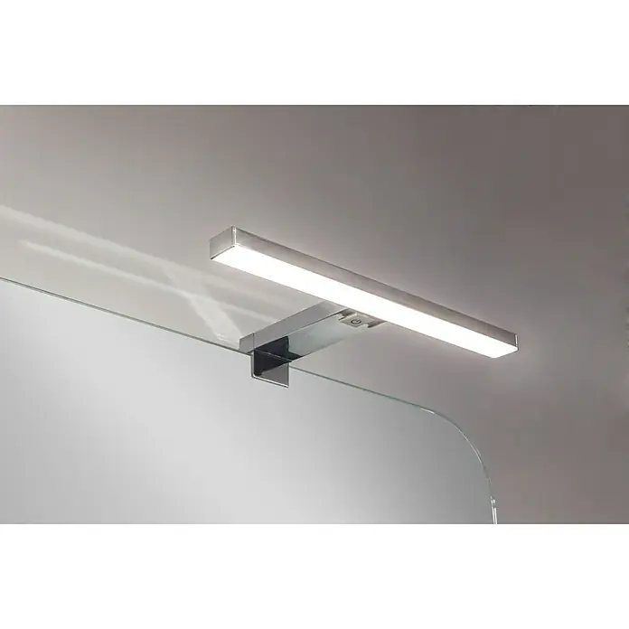 Aplique LED para espejo Leo 30 cm - 8 W, Cromo, L x An x Al: 13 x 30 x 4,2 cm