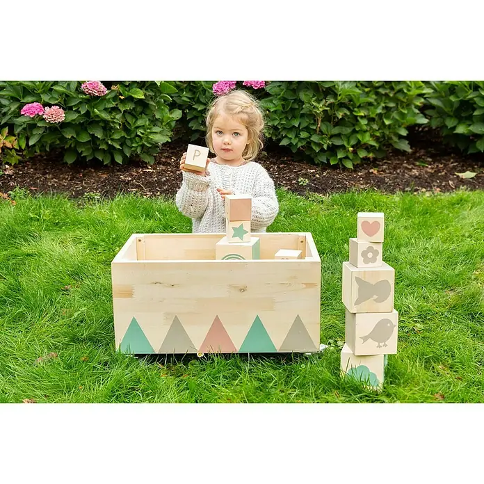 Muddy Buddy Spielzeugkiste Treasure Hunter - L x B x H: 50 x 30 x 32 cm, Natur - Stimmungsaufnahme