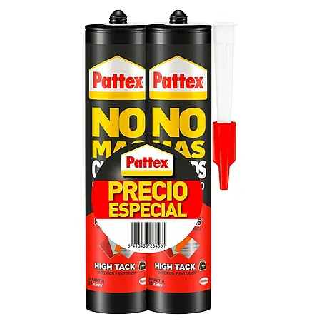 Pattex  Adhesivo para montaje pack No más clavos 2 unidades