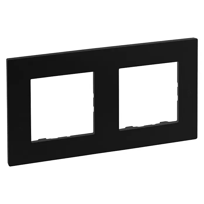 Legrand Niloé Step Marco - Antracita, x 2, Plástico, Montaje en la pared