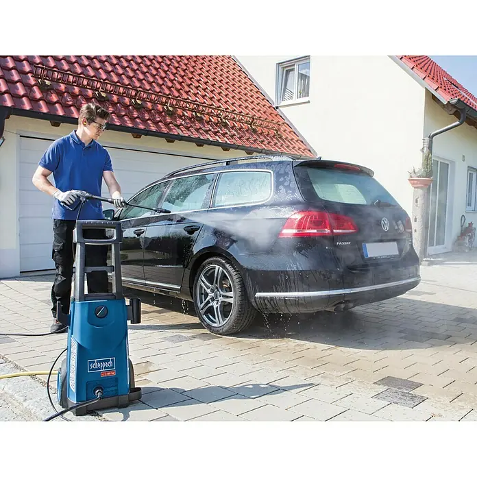Scheppach Hochdruckreiniger HCE 2400 - Leistungsaufnahme: 2.400 W, Max. Druck: 180 bar, Fördermenge: 450 l/h