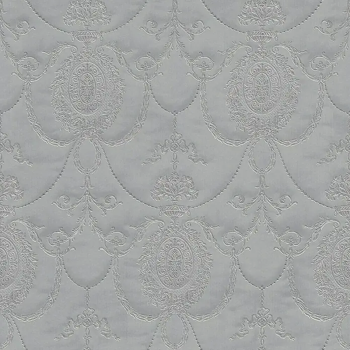 Rasch Trianon Vliestapete II - Dunkelgrau, Ornament, 10,05 x 0,53 m - Vorderansicht