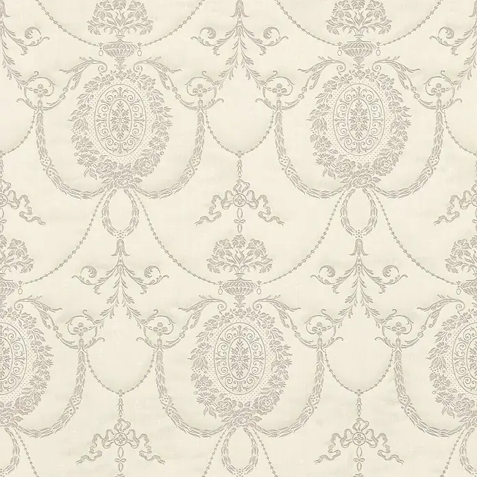 Rasch Trianon Vliestapete II - Altrosé, Ornament, 10,05 x 0,53 m - Vorderansicht