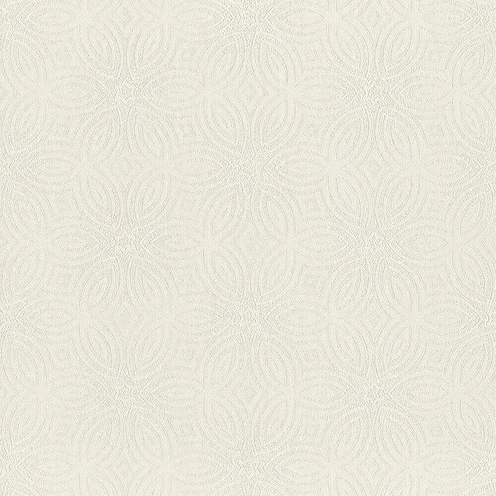 Rasch Berlin Vliestapete Flat - Creme, Grafisch, 10,05 x 0,53 m - Vorderansicht