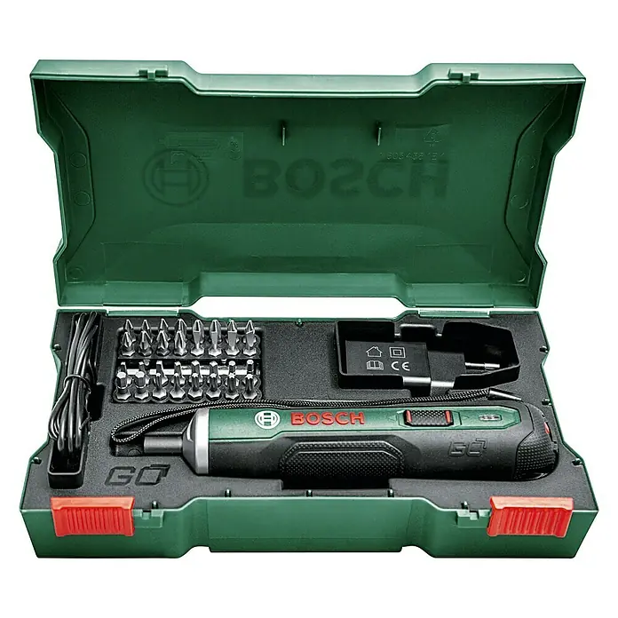 Bosch Akkuschrauber PushDrive - 3,6 V, 0 U/min - 360 U/min - Vorderansicht