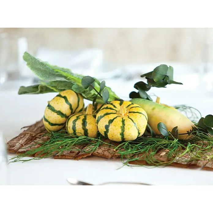 Figura decorativa Calabaza - L x An x Al: 10 x 5 x 5 cm, Plástico