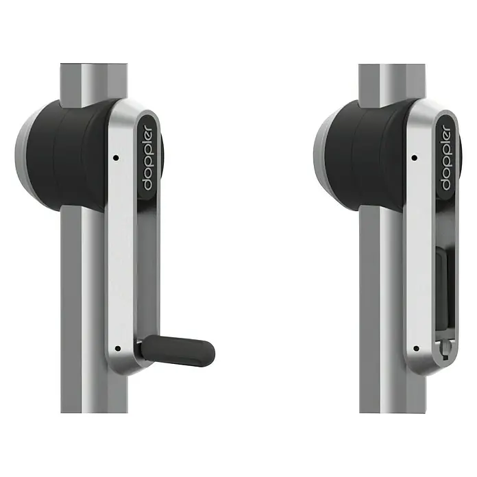 Doppler Expert Kurbelschirm Auto Tilt - Natur, Durchmesser: 320 cm - Detailaufnahme