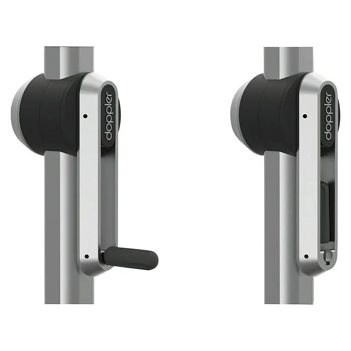 Doppler Expert Kurbelschirm Auto Tilt - Greige, Durchmesser: 320 cm - Detailaufnahme